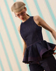 DARK MARGOT SILK TOUCH DENİM BLUZ