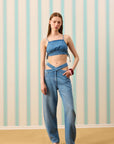 STELLA SILK TOUCH KORSE JEAN — Denim