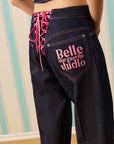 DARK STELLA SILK TOUCH KORSE JEAN — Raw Denim