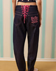 DARK STELLA SILK TOUCH KORSE JEAN — Raw Denim