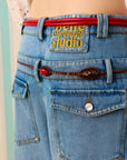 SCULPT SILK TOUCH DENİM ŞORTOLON — Denim