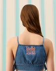 FLEUR SOFT TOUCH DENİM BLUZ — Denim