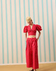CHERRY PICNIC TOP — Desenli