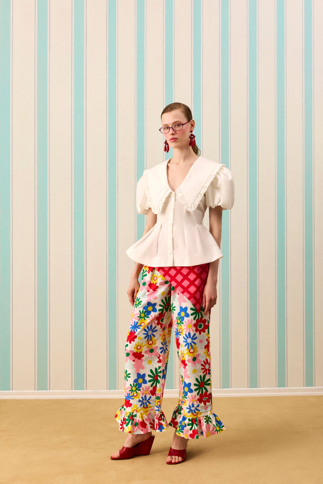 MODERN MUSE PEPLUM GÖMLEK — Beyaz