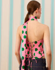 CANDY DOT İPEK KORSE — Desenli