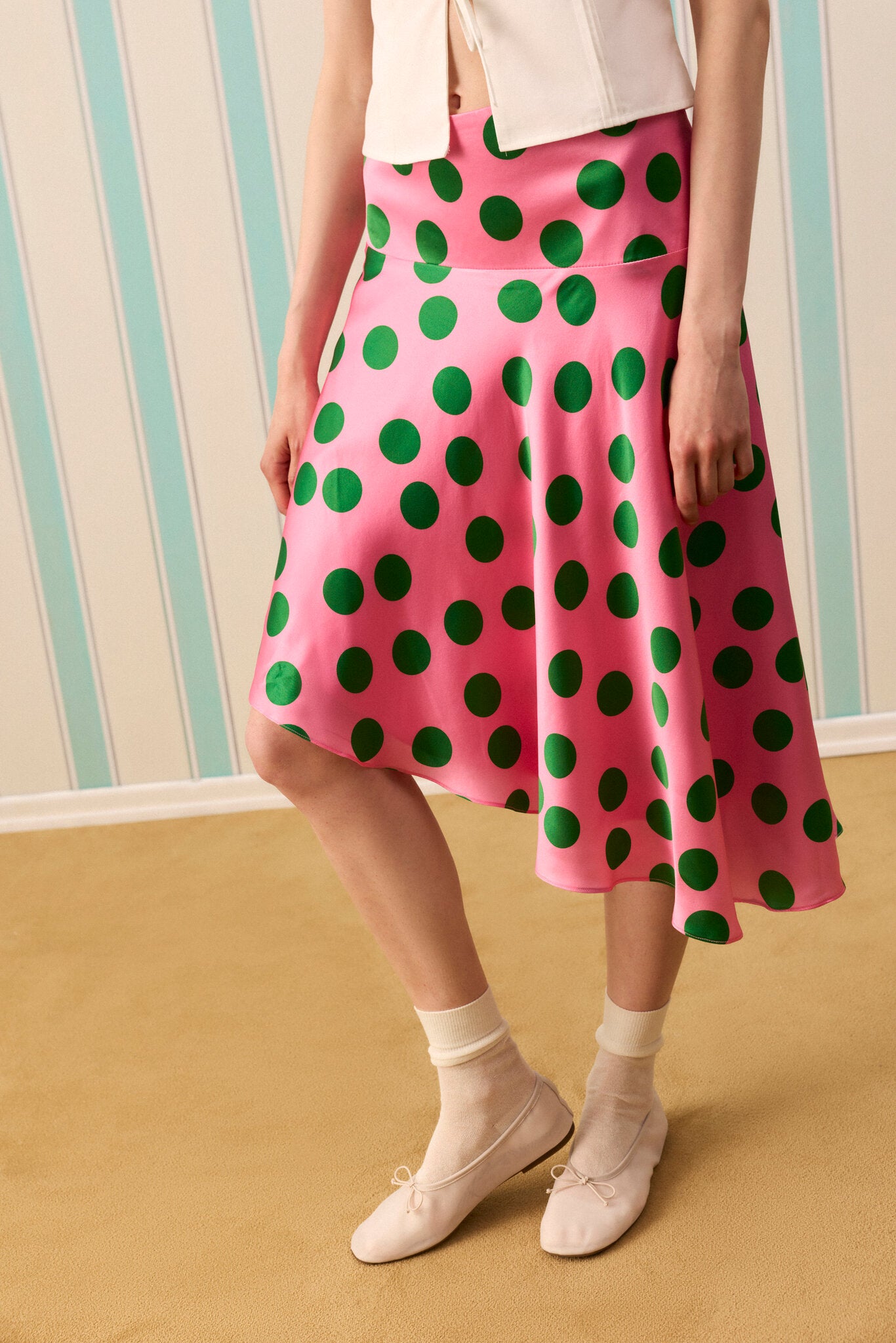 CANDY DOT İPEK ETEK — Desenli