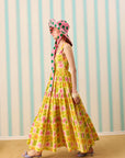 SUNDAE MAXI ELBİSE — Desenli