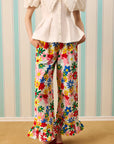 COLOR POP NERVÜRLÜ PANTOLON — Desenli