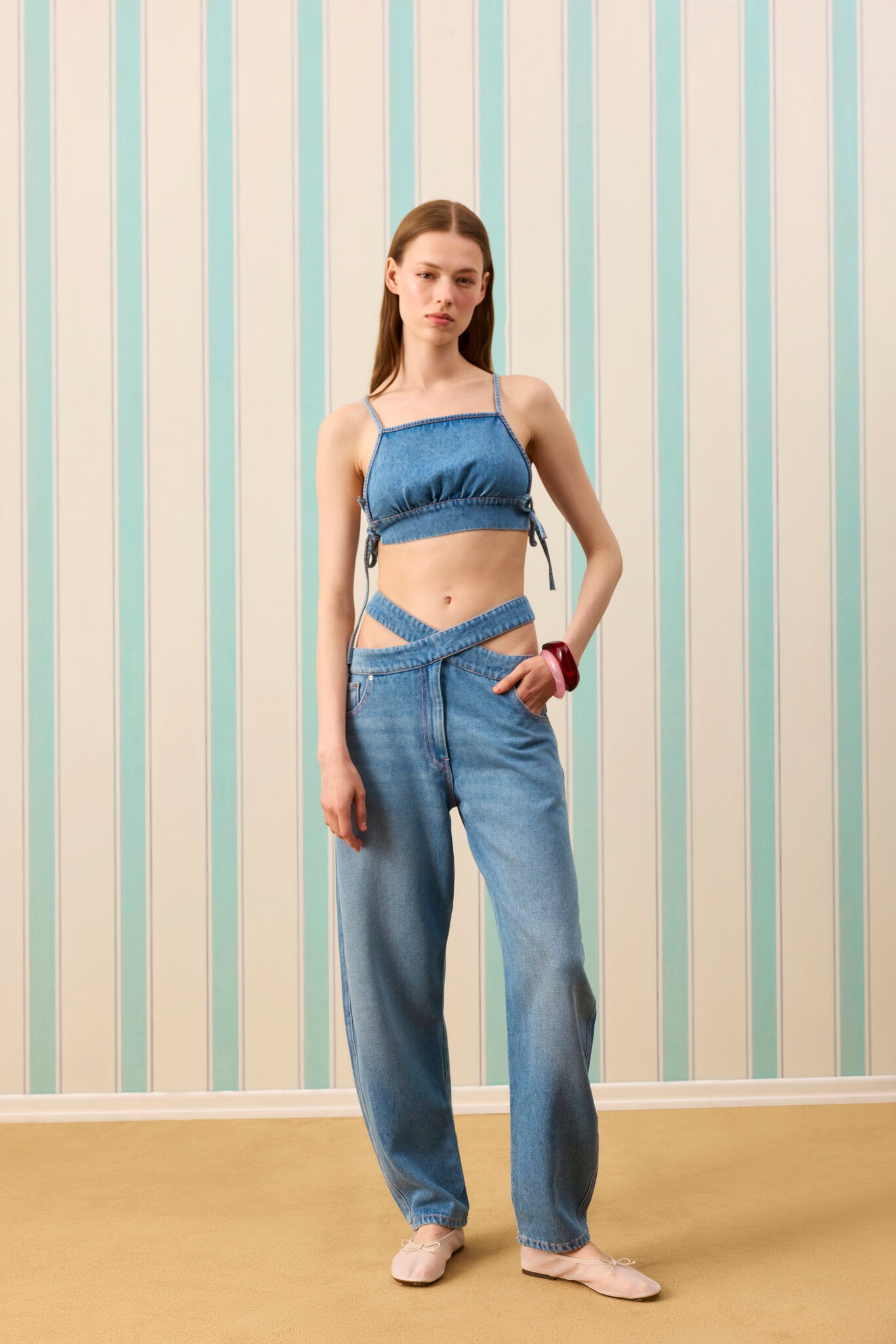 STELLA SILK TOUCH KORSE JEAN — Denim