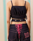 DARK STELLA SILK TOUCH KORSE JEAN — Raw Denim