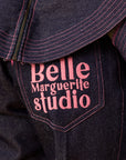 DARK STELLA SILK TOUCH KORSE DENİM KAPRİ — Raw Denim