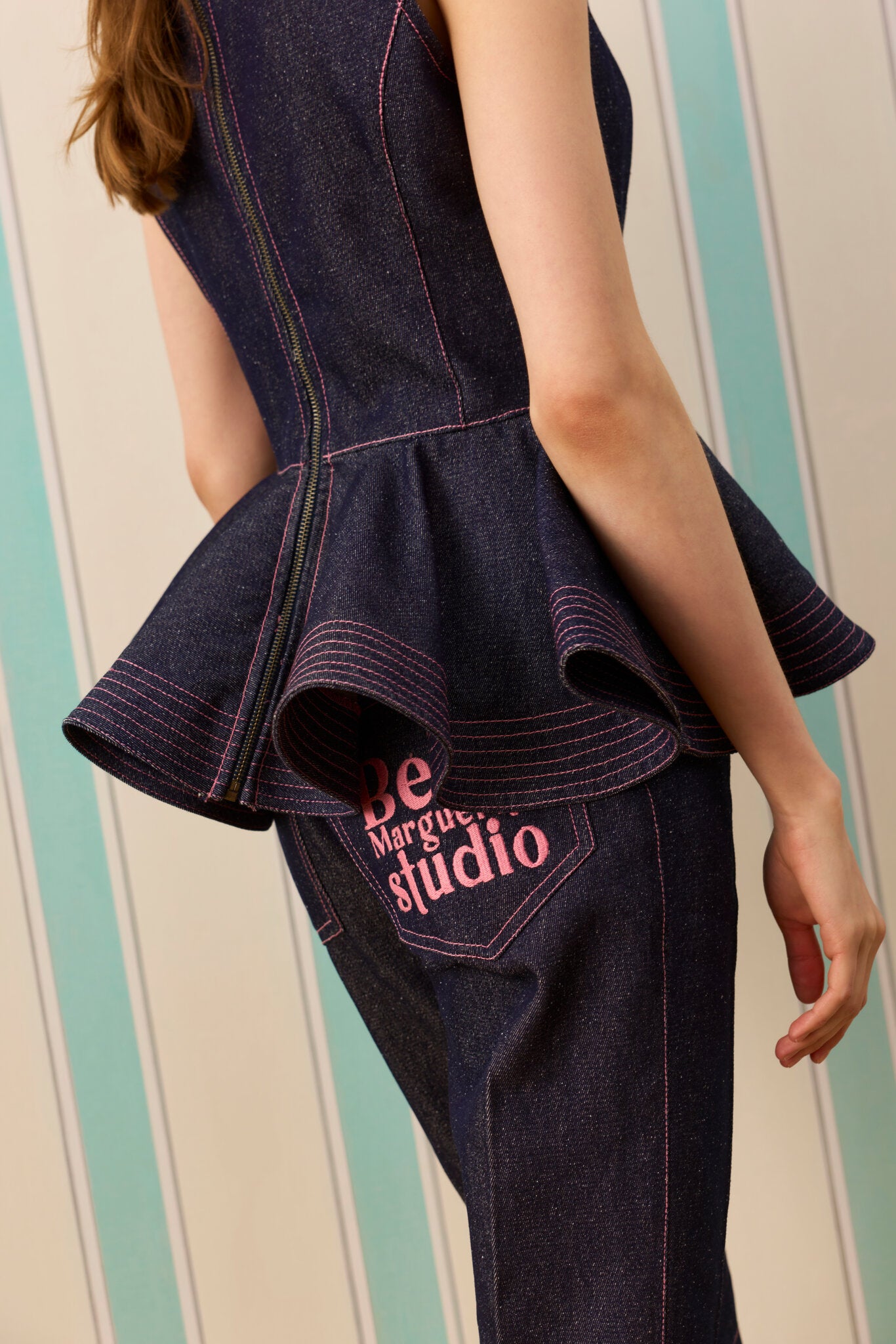 DARK STELLA SILK TOUCH KORSE DENİM KAPRİ — Raw Denim