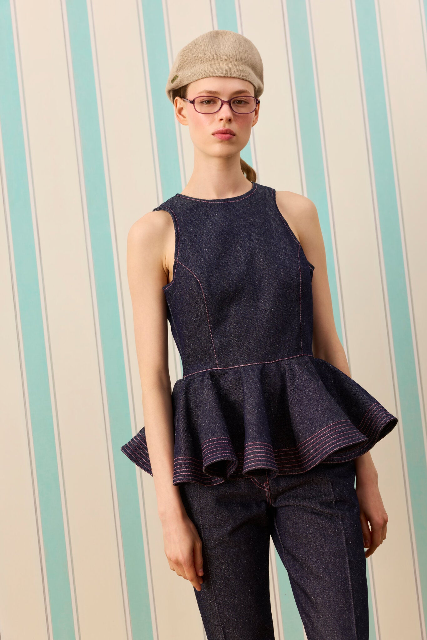DARK MARGOT SILK TOUCH DENİM BLUZ — Raw Denim