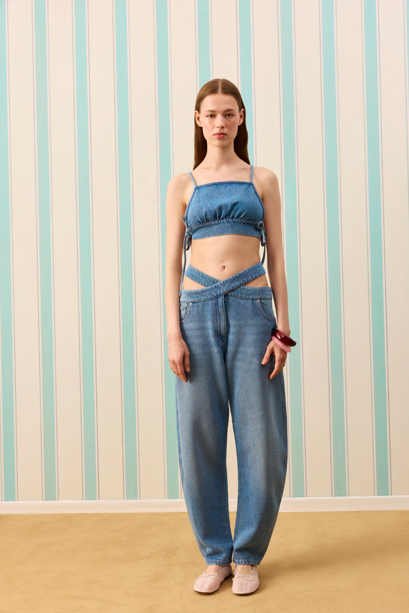 FLEUR SOFT TOUCH DENİM BLUZ — Denim