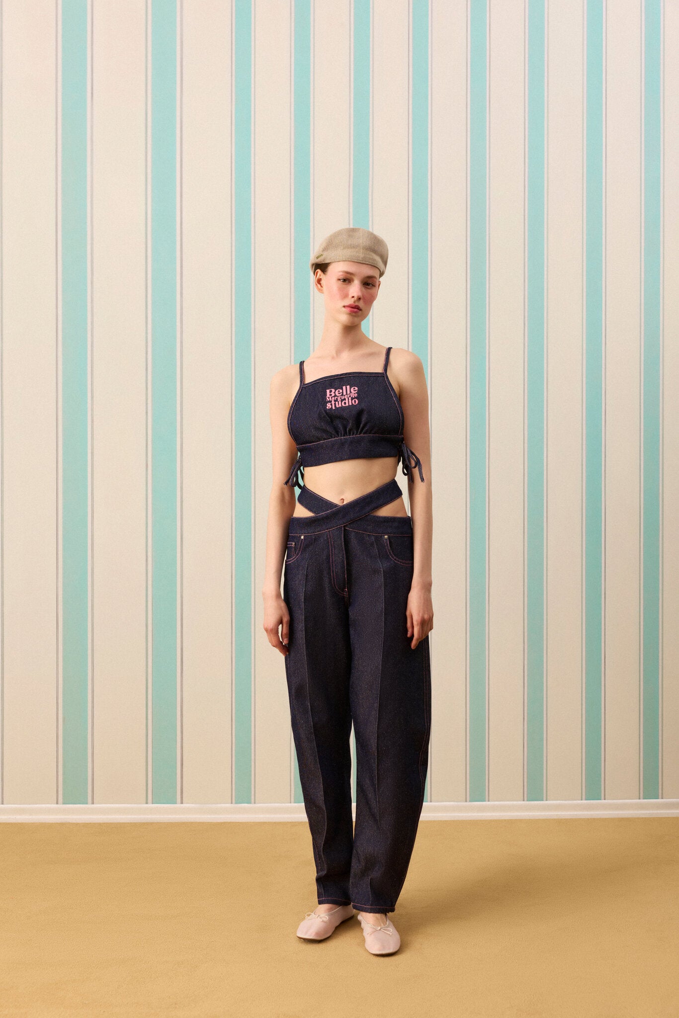 DARK FLEUR SOFT TOUCH DENİM BLUZ — Denim