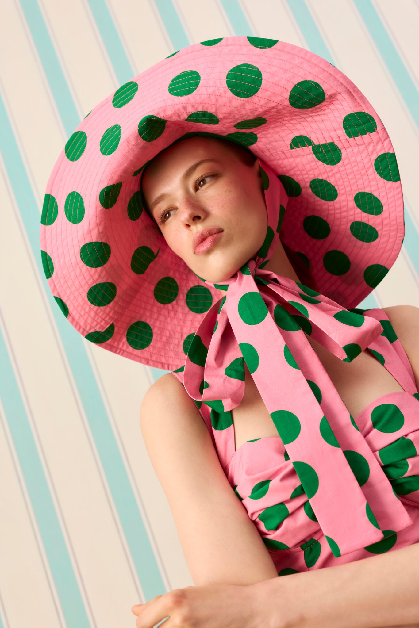 CANDY DOT ŞAPKA — Desenli