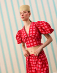 CHERRY PICNIC TOP — Desenli
