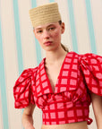 CHERRY PICNIC TOP — Desenli