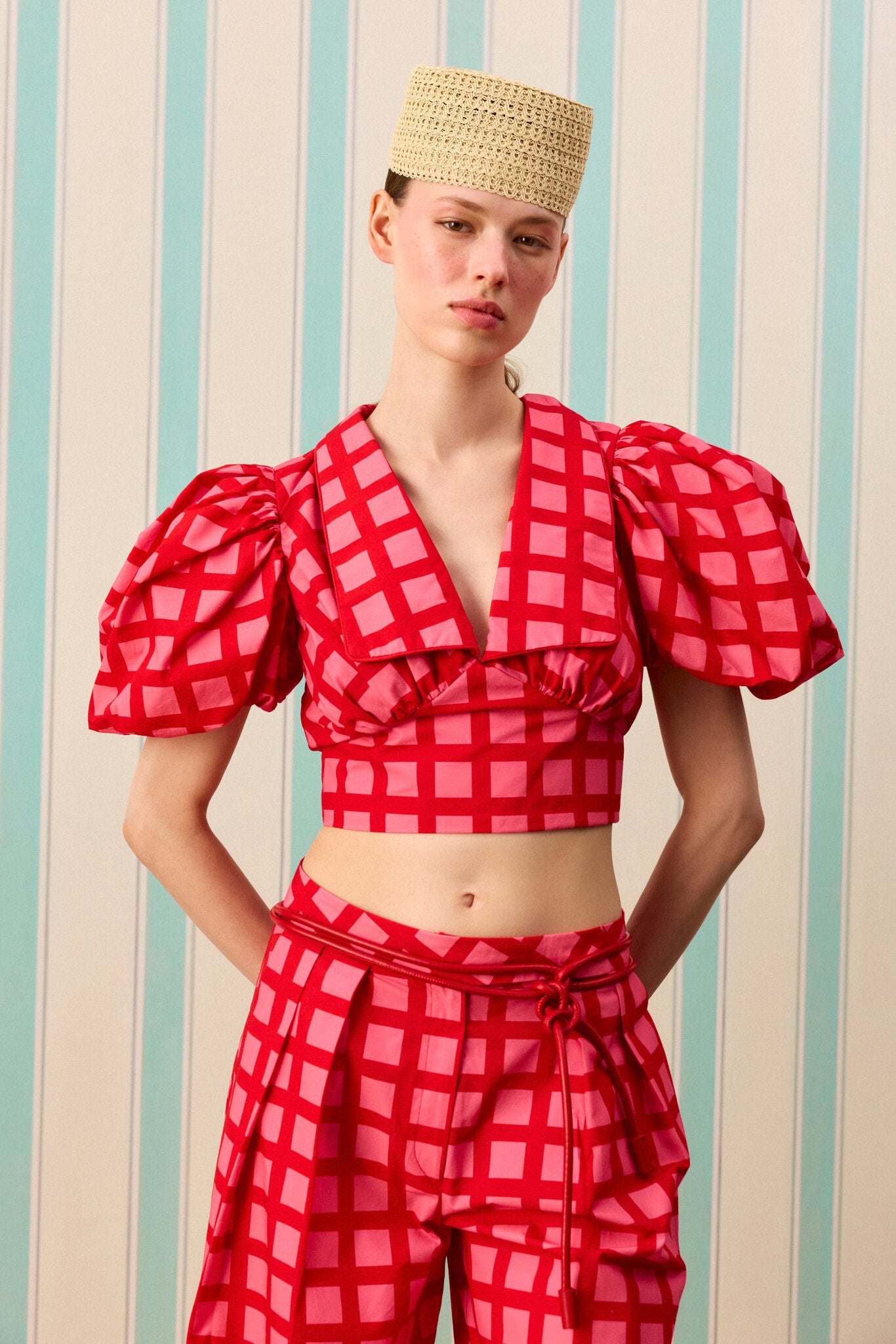 CHERRY PICNIC TOP — Desenli