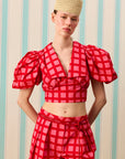 CHERRY PICNIC TOP — Desenli