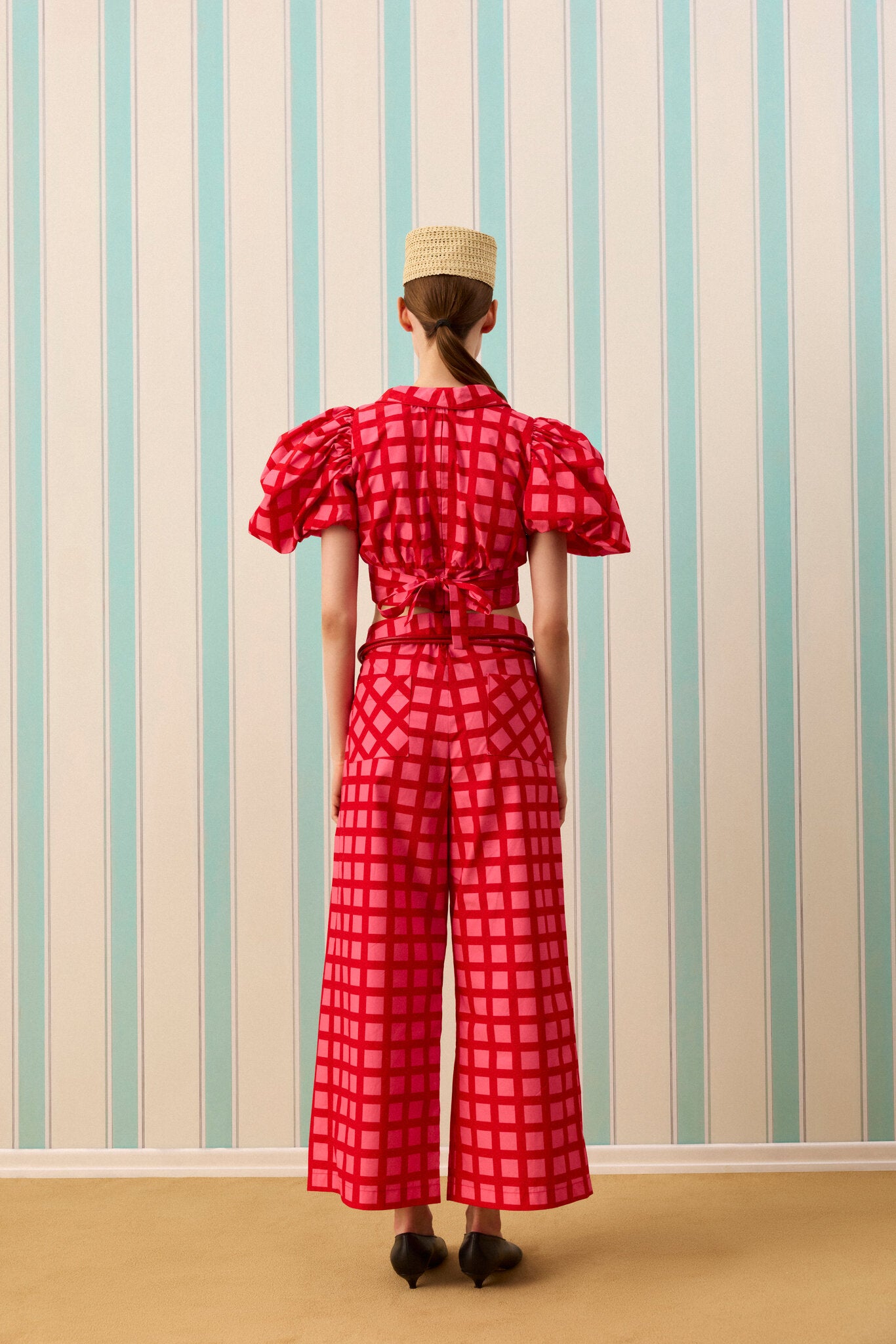 CHERRY PICNIC TOP — Desenli