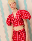 CHERRY PICNIC TOP — Desenli