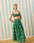 POSITANO DRAPELİ TOP — Desenli
